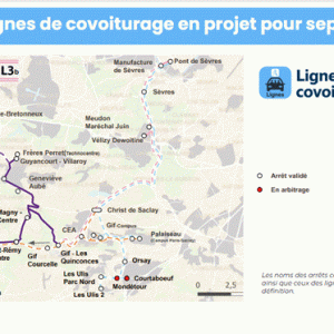 Première ligne de covoiturage sans réservation en Île-de-France